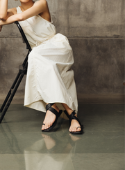 Premium leather footwear by 1919, One Nine One Nine, with crossover straps